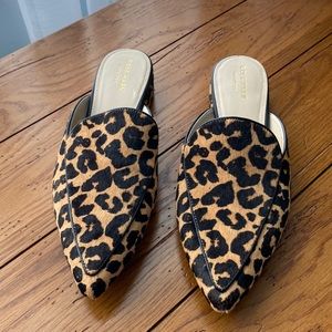 Cole Haan Leopard Slides 8.5